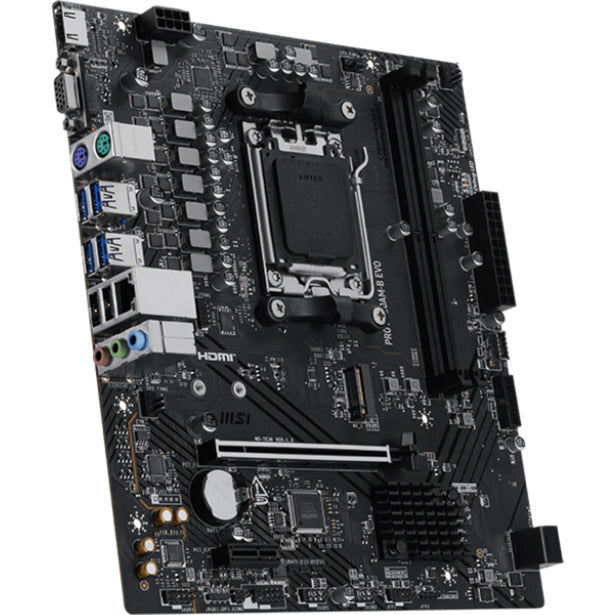MSI PRO A620AM-B EVO Socket AM5 Motherboard (RAID, 2.5Gb LAN, Sound, µATX)