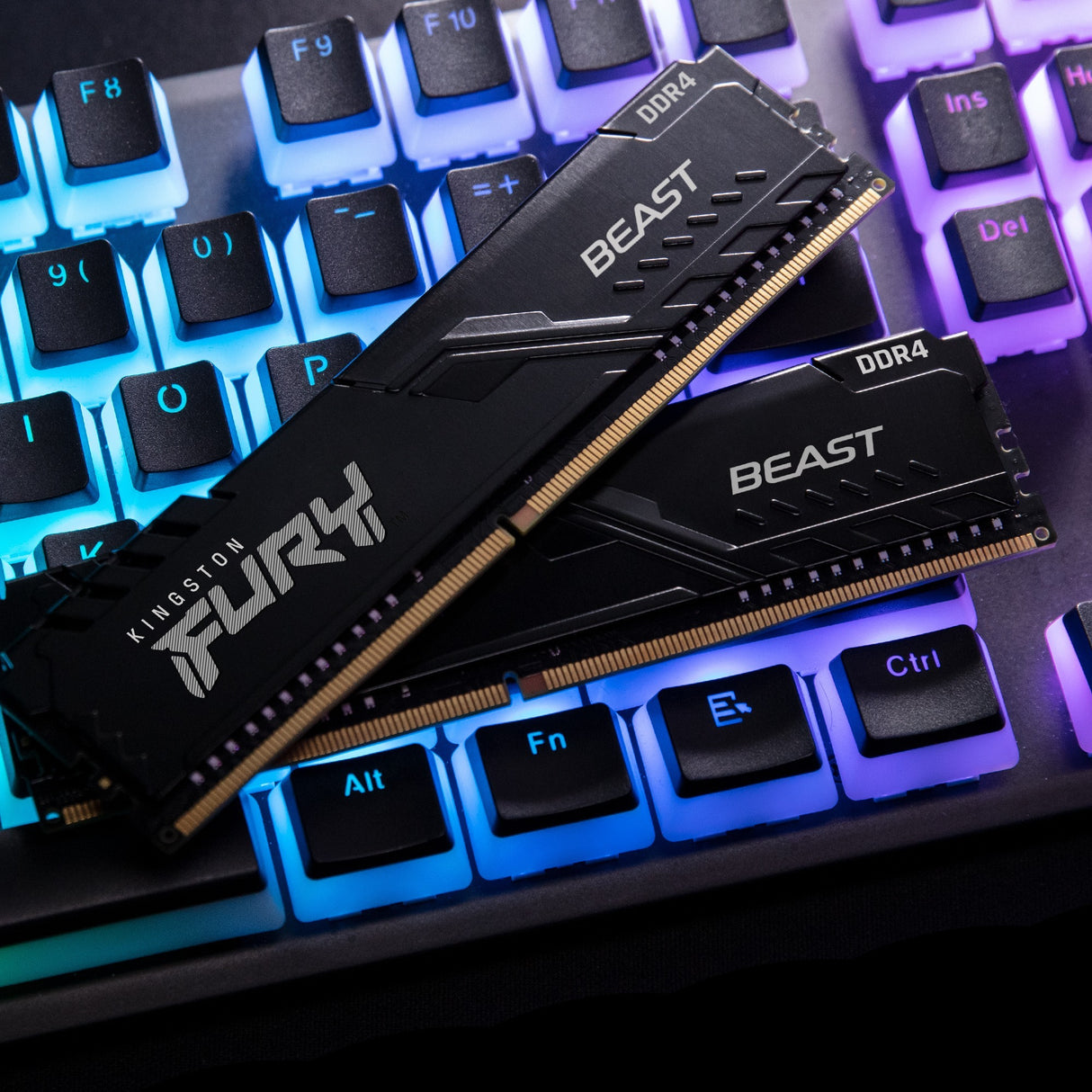Kingston FURY 64 GB DDR4-3600 (2x 32 GB) Memory Kit (Black, KF436C18BBK2 64, Beast, XMP 2.0)