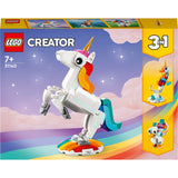Lego Creator 31140 Licorne magique 3en1