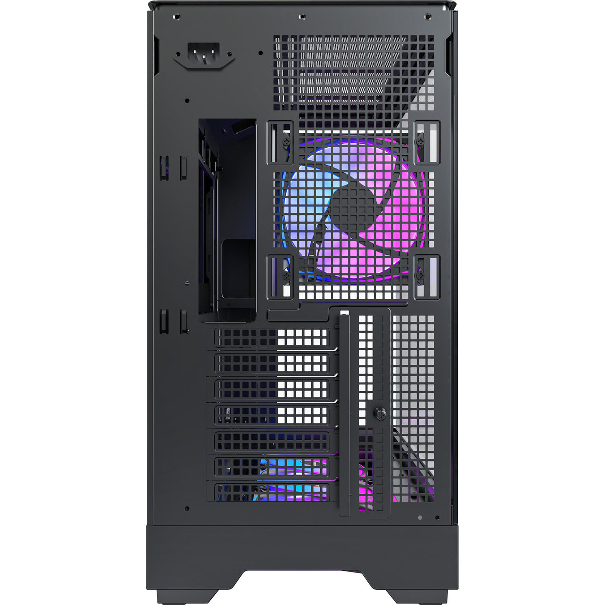 Montech king 45 pro midi tower behuizing (zwart | 2x usb-a | 1x usb-c | rgb | window)