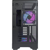 Montech king 45 pro midi tower behuizing (zwart | 2x usb-a | 1x usb-c | rgb | window)