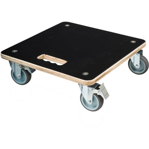 Nature square plant trolley (black)