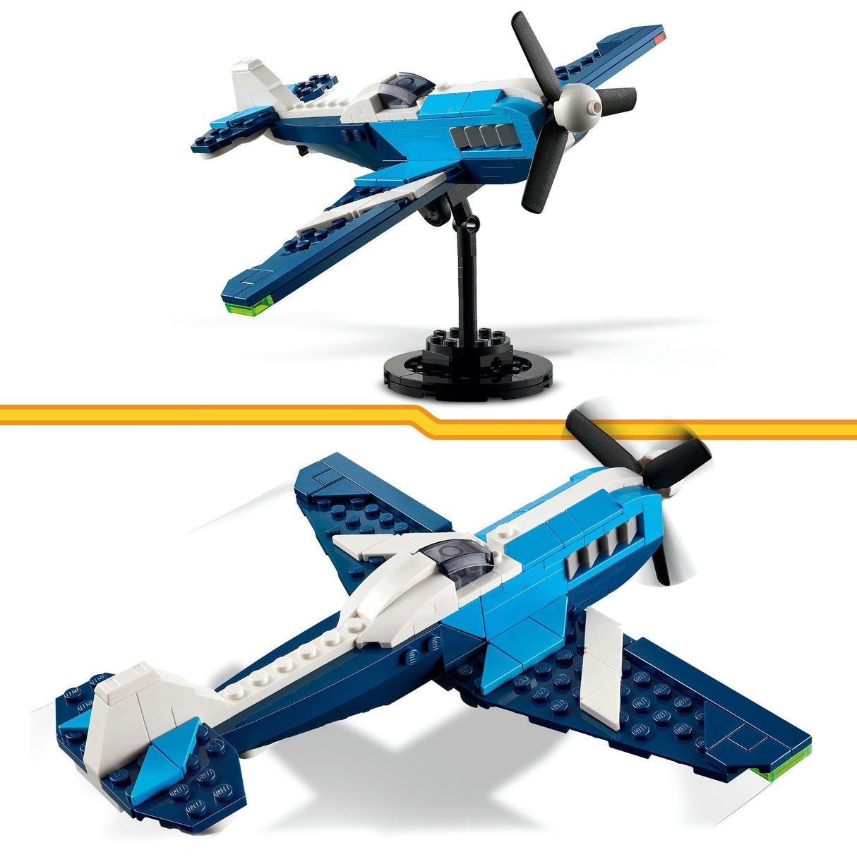 Lego Creator 31160 lotnictwo: samolot wyścigowy