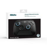 8bitdo Ultimate 2 Bluetooth Controller (black, PC, Switch 2, Bluetooth USB-C 2.4 GHz)