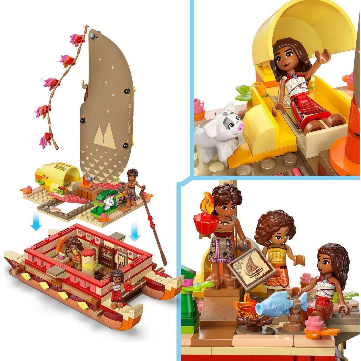 Lego disney prinsesse 43270 vaianas eventyrkano