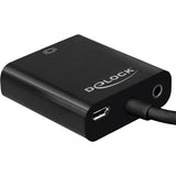 Delock micro-HDMI to VGA adapter (black, 0.17 meter)