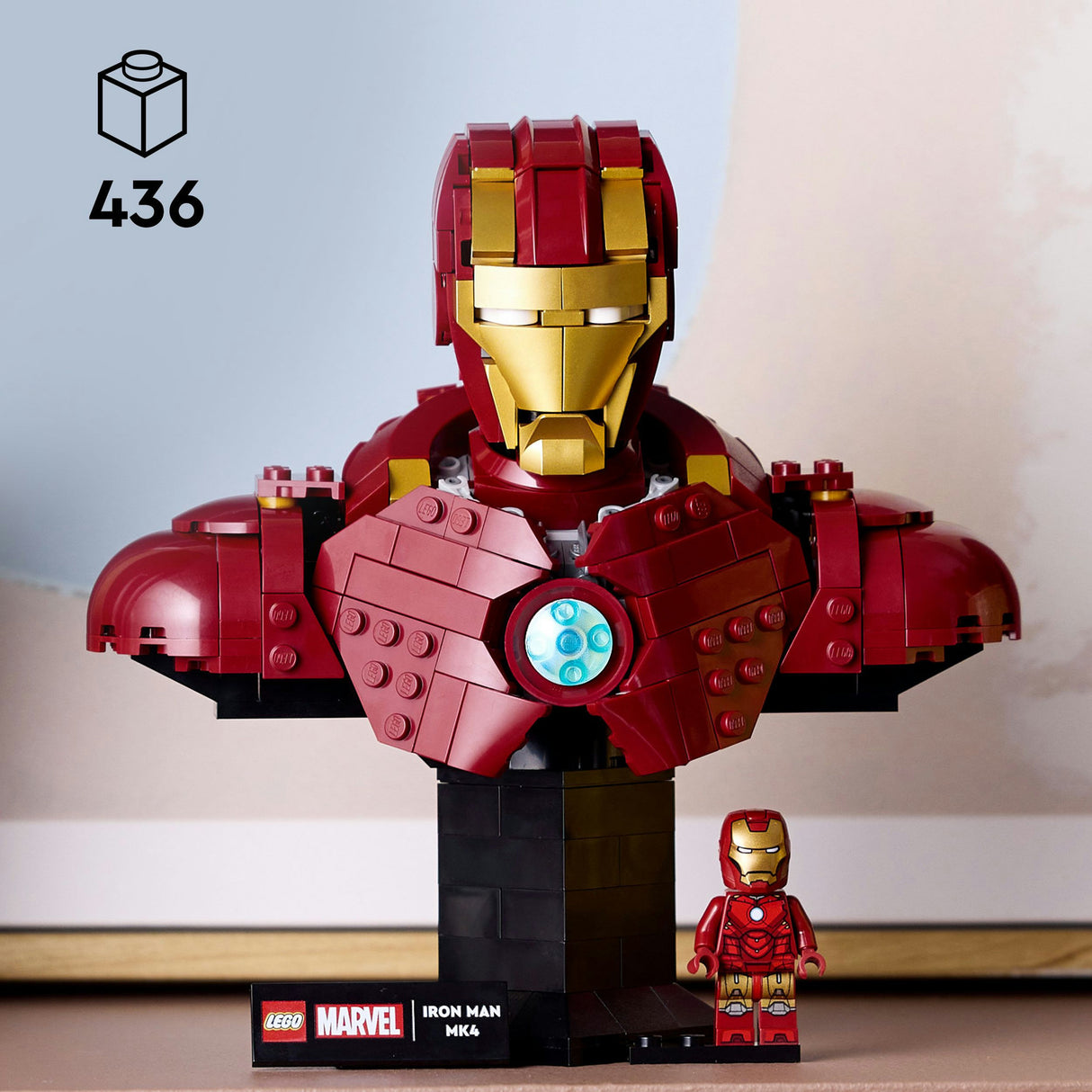 Lego superheroes marvel 76327 iron man mk4 rintakuva