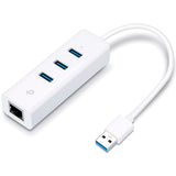 Tp-link UE330 3-port USB 3.0 + Gigabit LAN USB Hub (White)