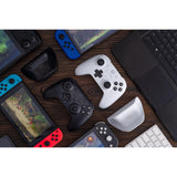 8 bitdo ultimate 2 Bluetooth valdiklis (baltas, kompiuteris, 2 jungiklis, Bluetooth USB-C 2,4 GHz)