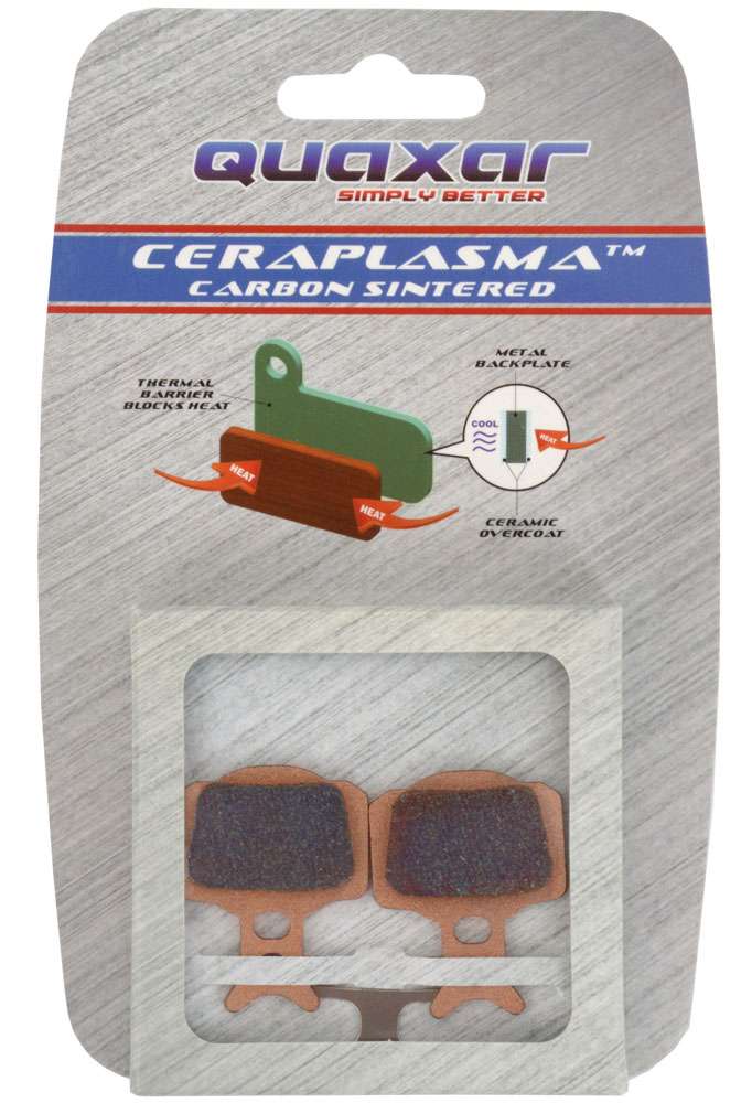 Quaxar sintered disc brake pads for formula the one mega r1 r1r rx ro c1