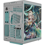 Hyte y70 firefly edition midi tower behuizing (2x usb-a | 1x usb-c | tempered glass)
