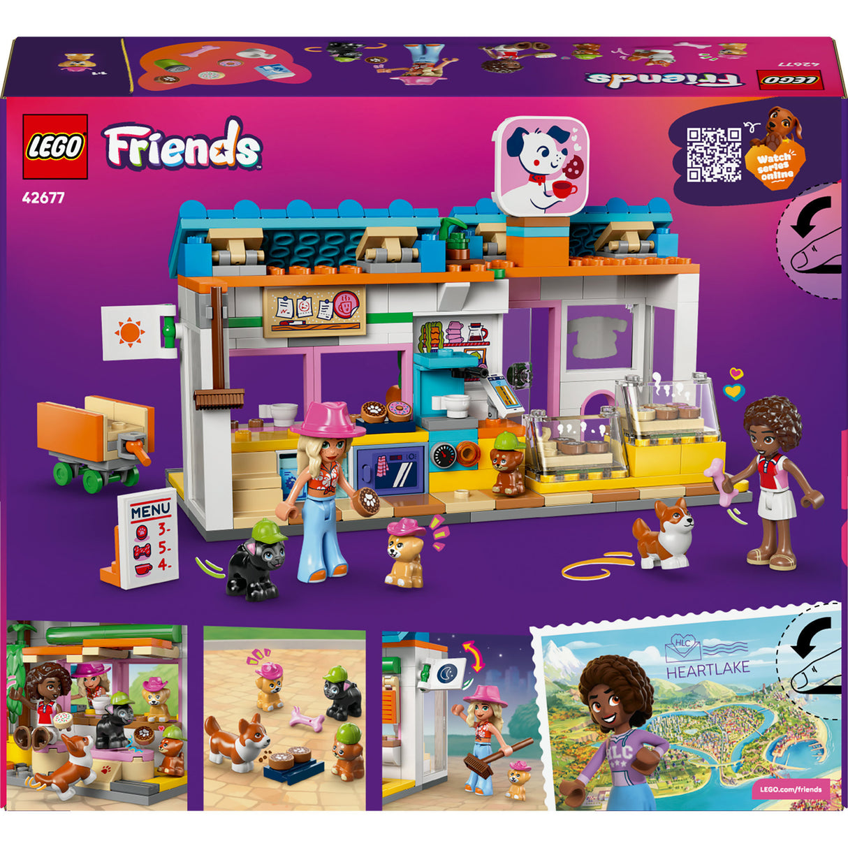 Lego friends 42677 padaria para lanches para cães