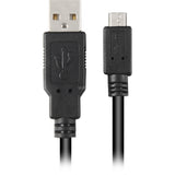 Sharkoon USB-A 2.0 > cábla micrea USB-B (dubh, 1 méadar)