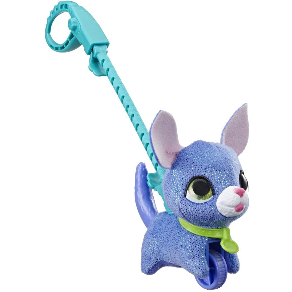 Hasbro furreal walkalots lil 'wags valp lila