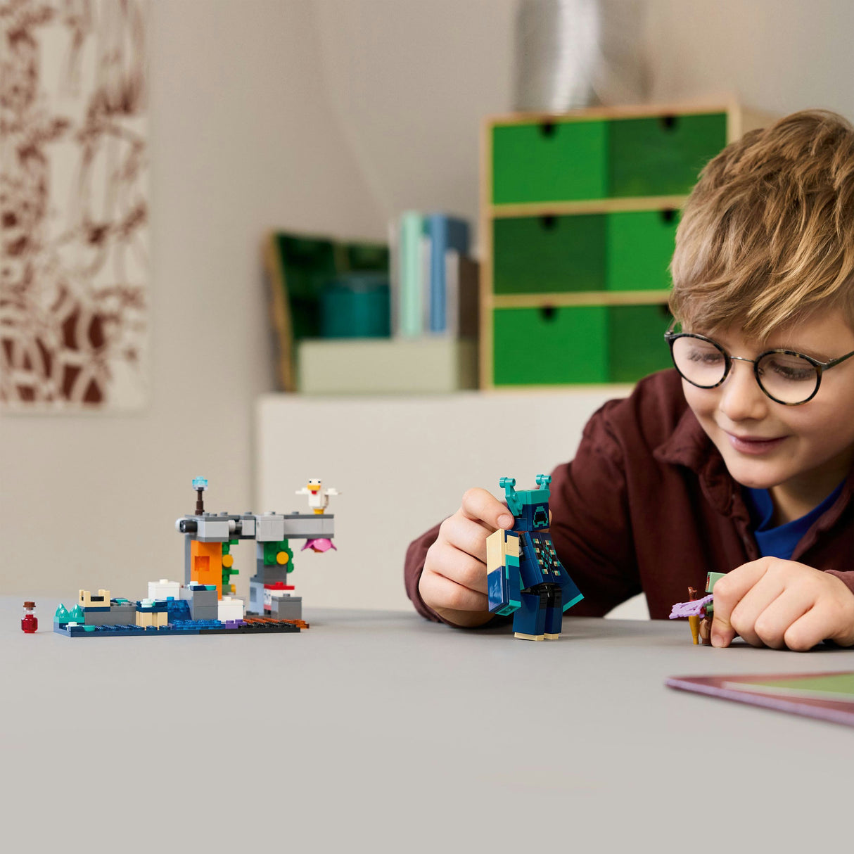 Lego 21274 minecraft susitikimas su vadovu | 2 vnt