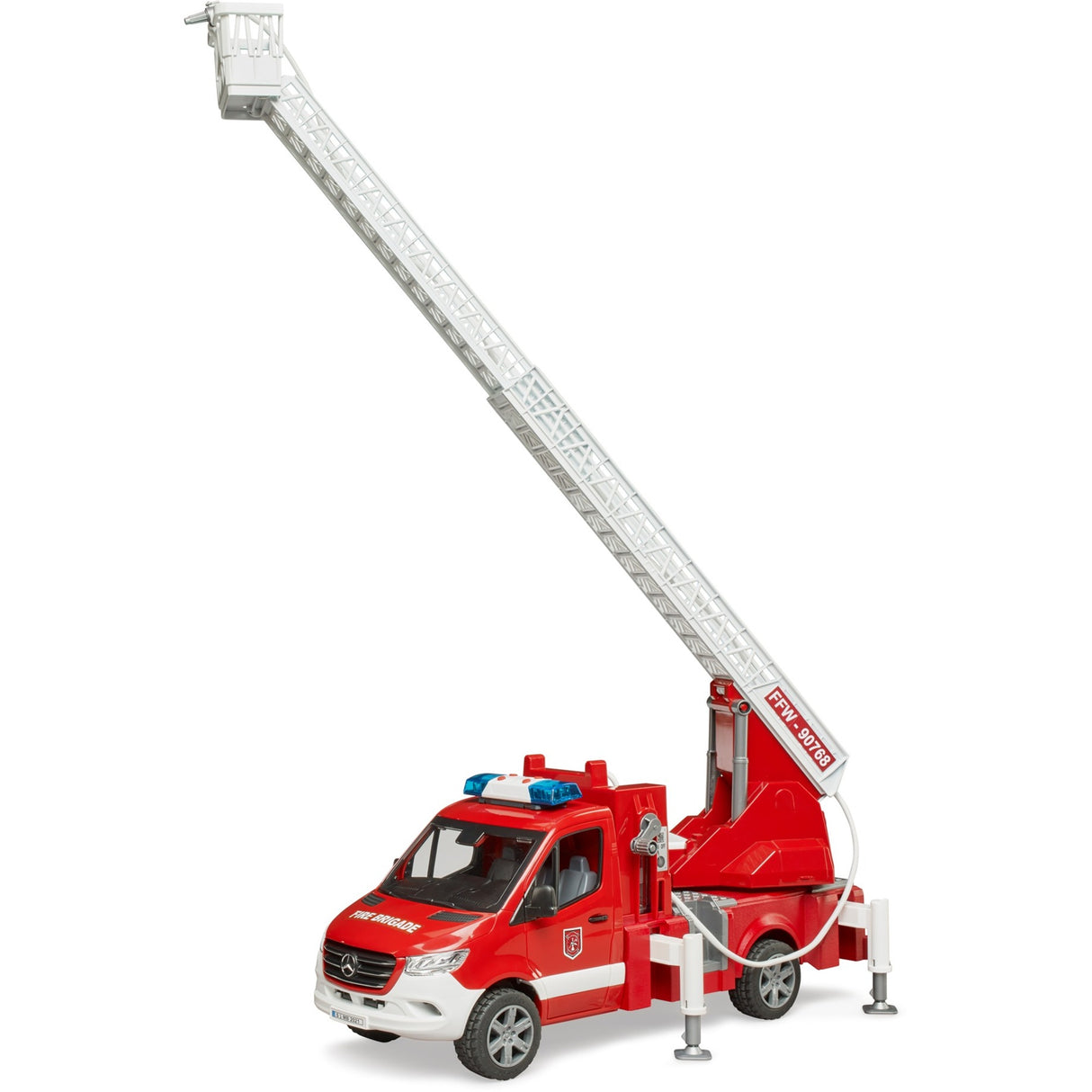Bruder Fire Truck con pompa a scala e acqua +luce e suono