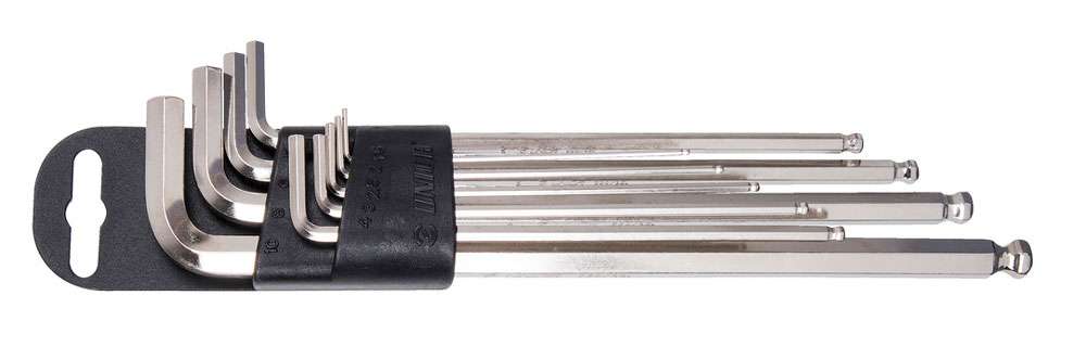 Unior tools ball end hex key set 220 3slph-us long 9 pcs.