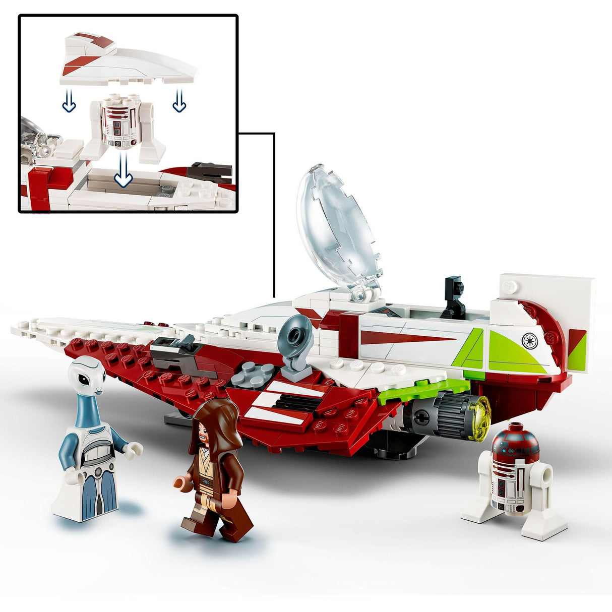Lego Star Wars 75333 Jedi Starfighter Obi-Wan Kenobi