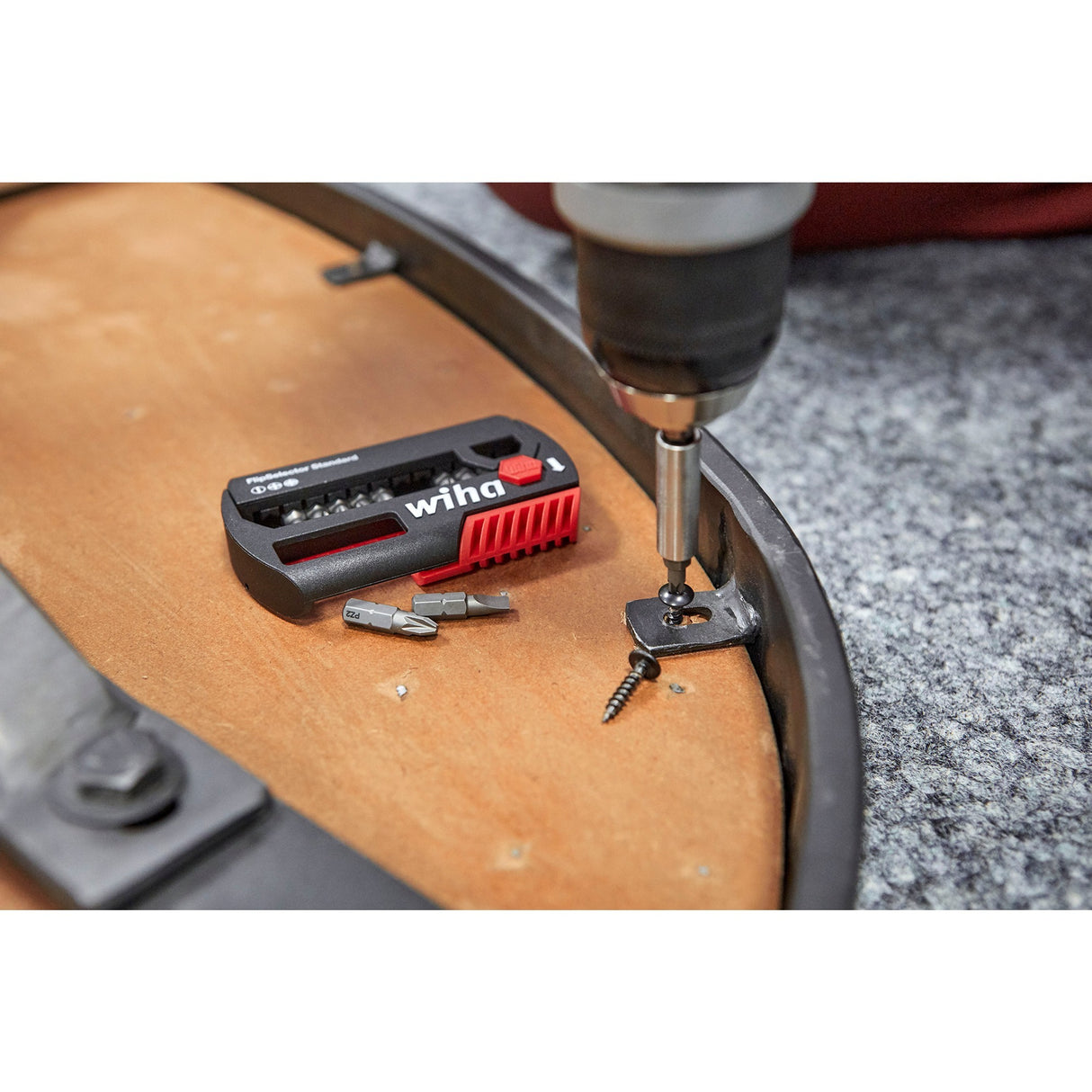 Wiha bitset flipselector standard 25 mm (zwart rood, torx® 13-delig 1 4 c6,3 met riemclip)
