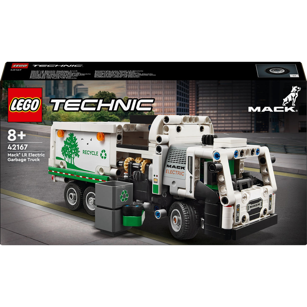 Lego Lego Technik 42167 Mack LR Elektresch Dreckskëscht
