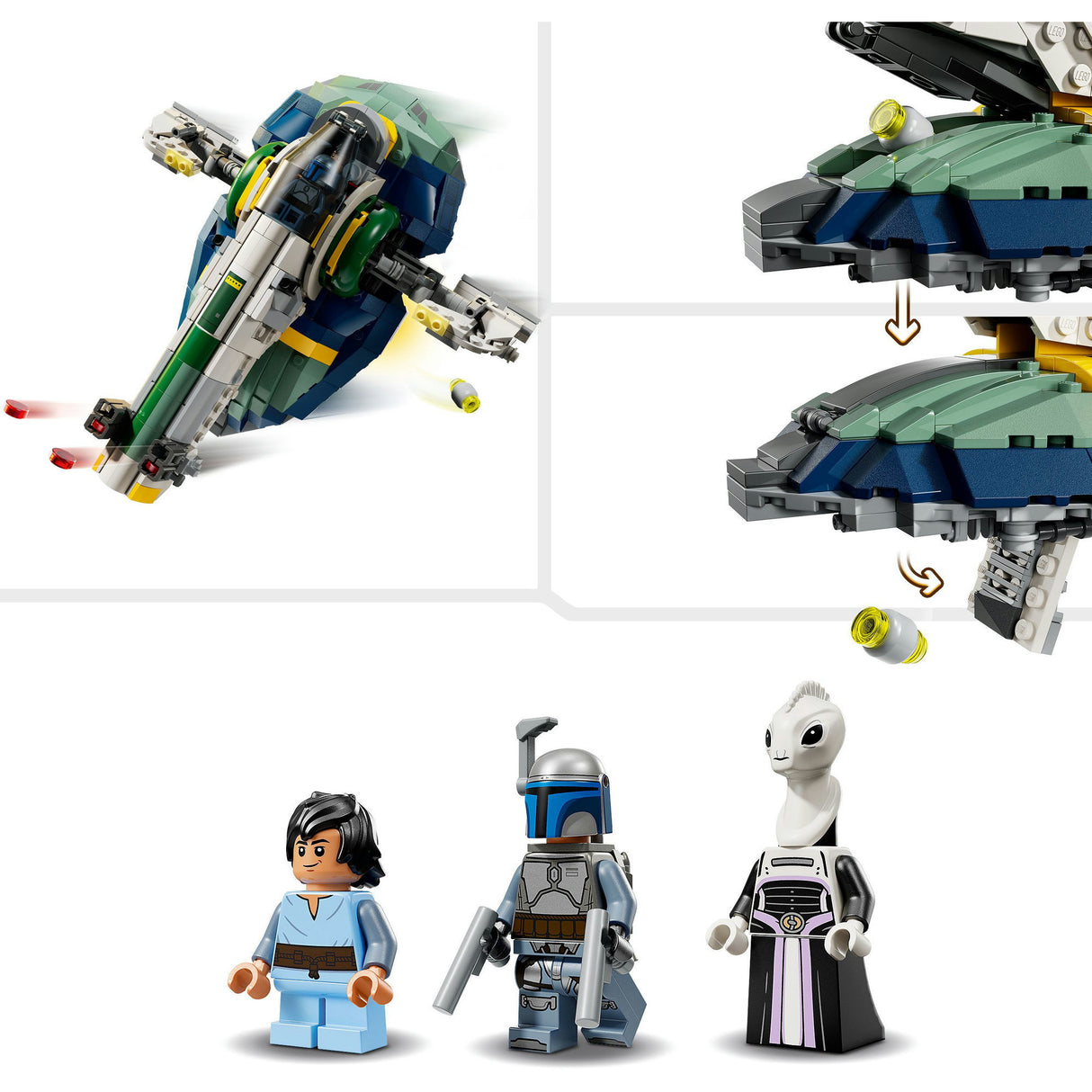 Lego Star Wars 75433 Jango Fetts Raumschiff