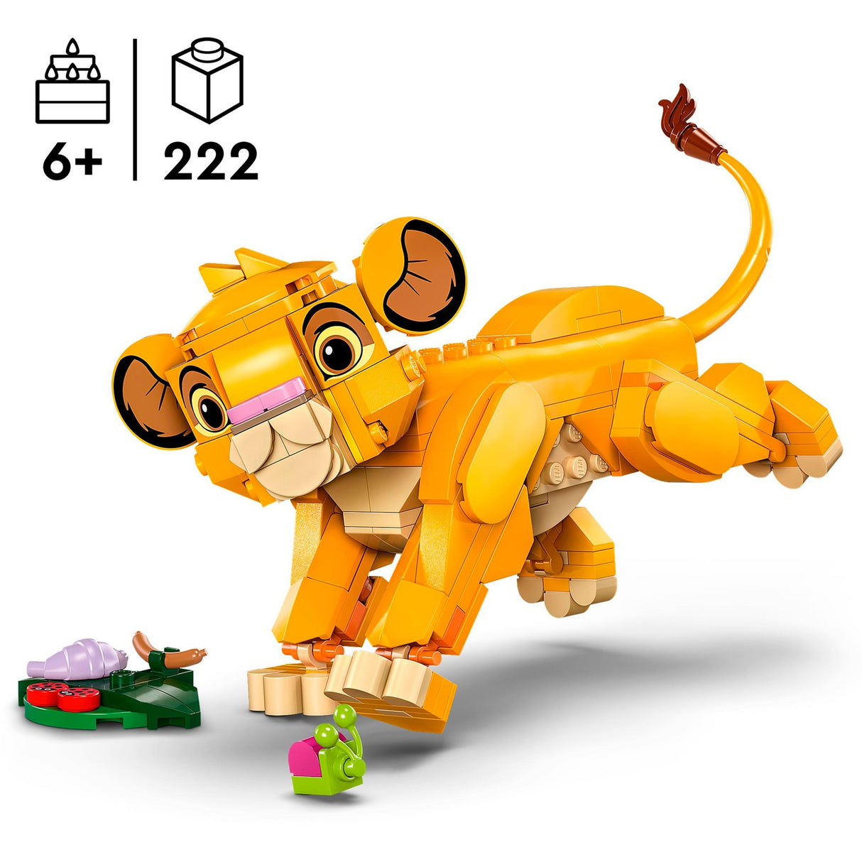 Lego Disney 43243 Leví kráľ Simba ako mláďa