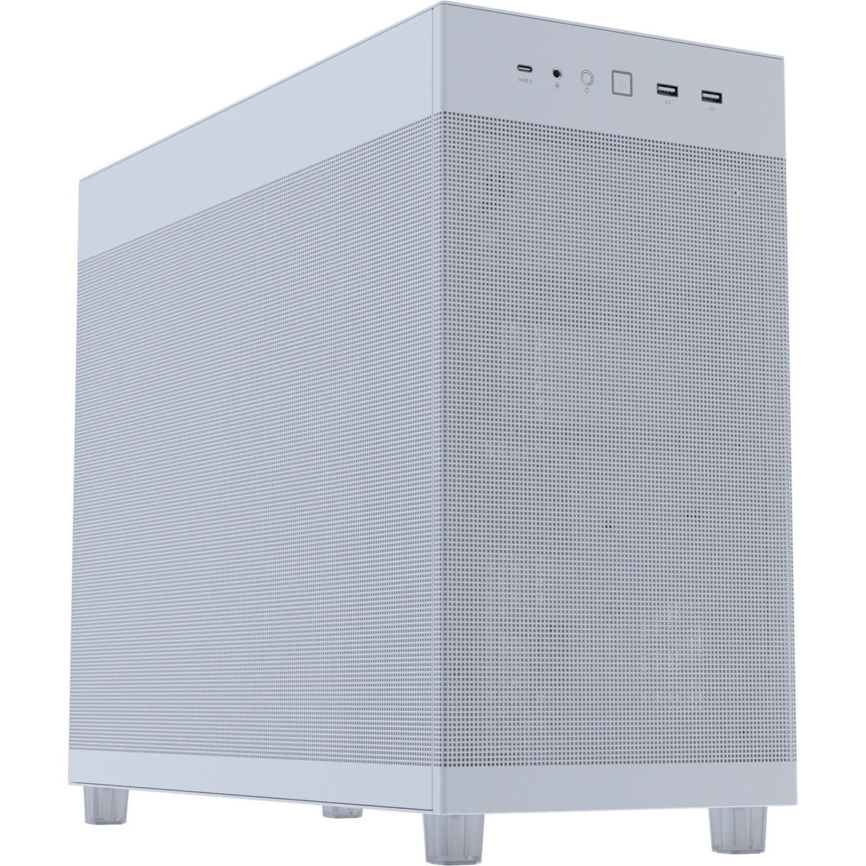 Asus Prime AP201 - MicroATX Case (White | 2x USB-A | 1x USB-C)