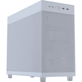 Asus Prime AP201 - MicroATX Case (White | 2x USB-A | 1x USB-C)
