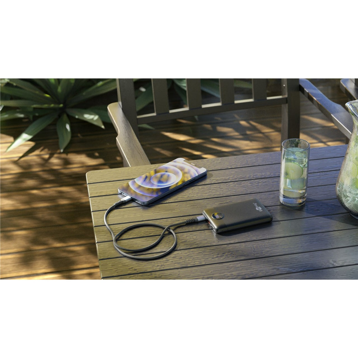 Goobay Powerbank Compct 10.000 Mah