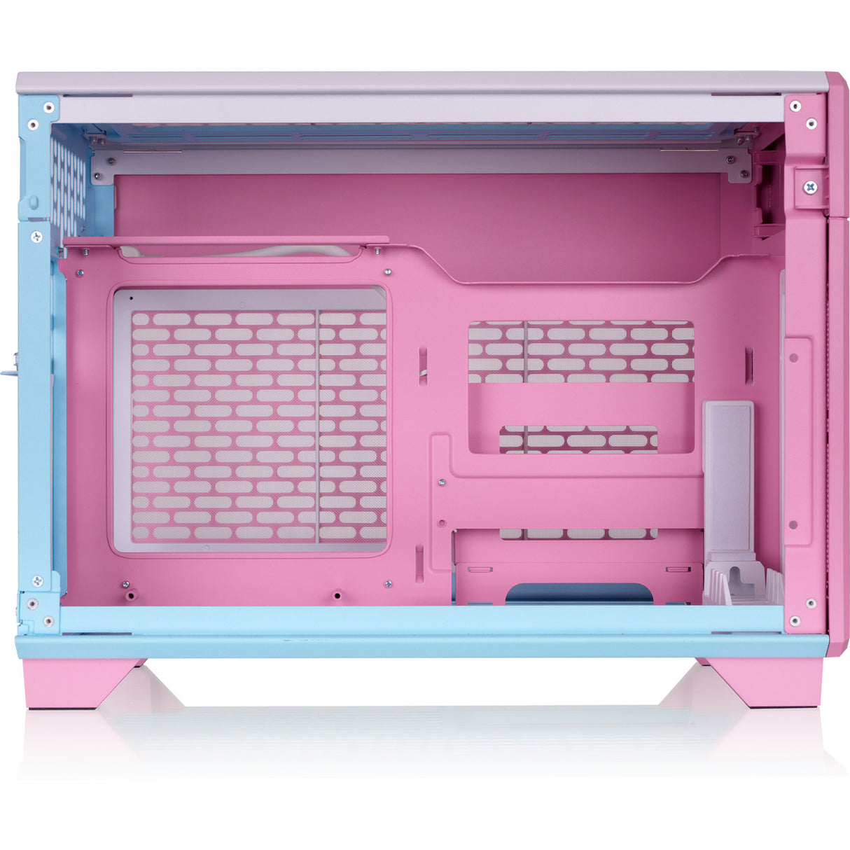 Thermaltake TR100 Bubble Pink Mini Tower Case (Pink | 2x USB-A | 1x USB-C)