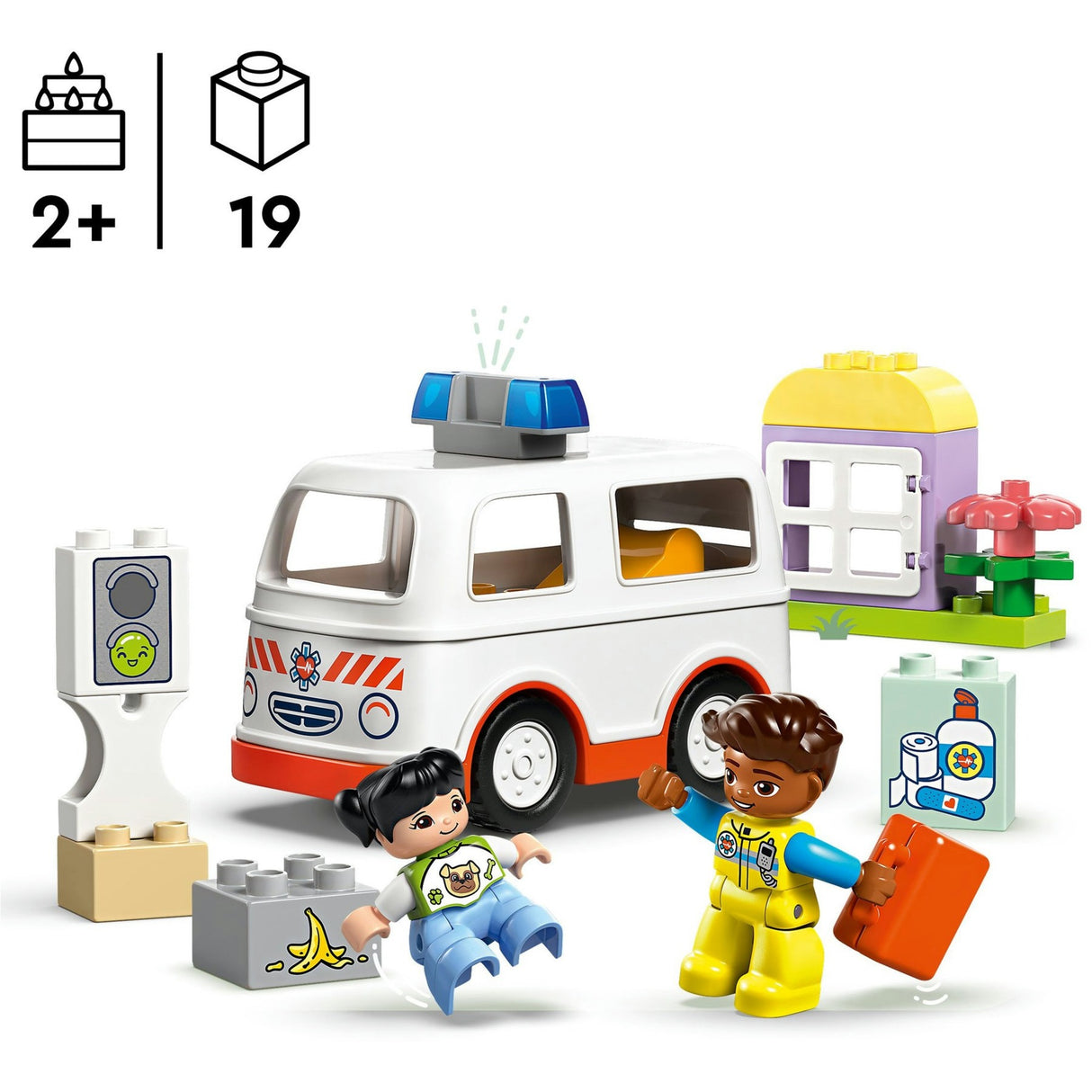 LEGO Duplo Town 10447 Ambulans z kierowcą