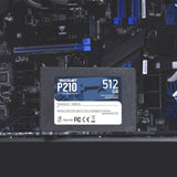 Patriot P210, 512 GB SSD (black, P210S512G25, SATA III)