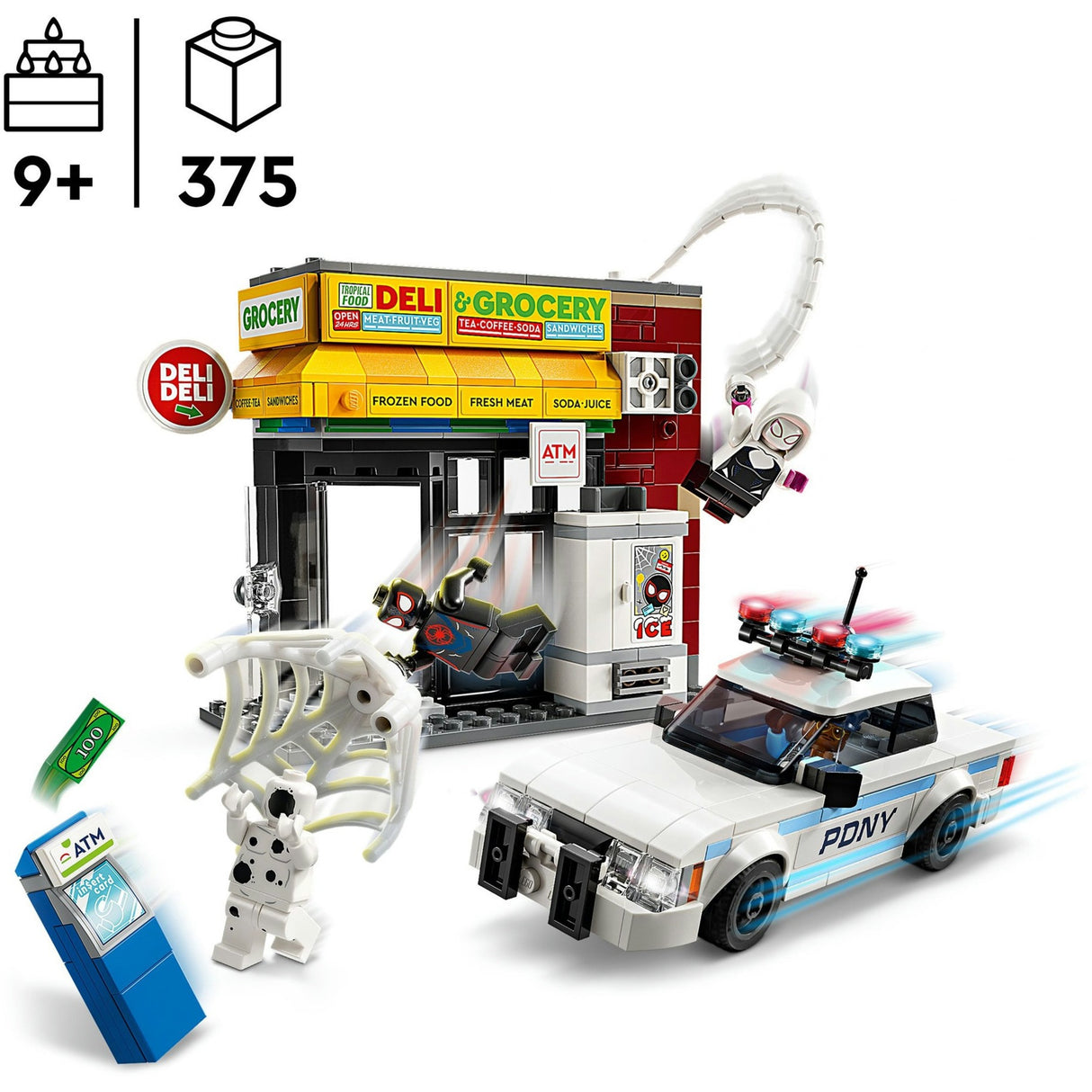 Lego super-heróis 76311 verso-aranha: milhas morales vs.