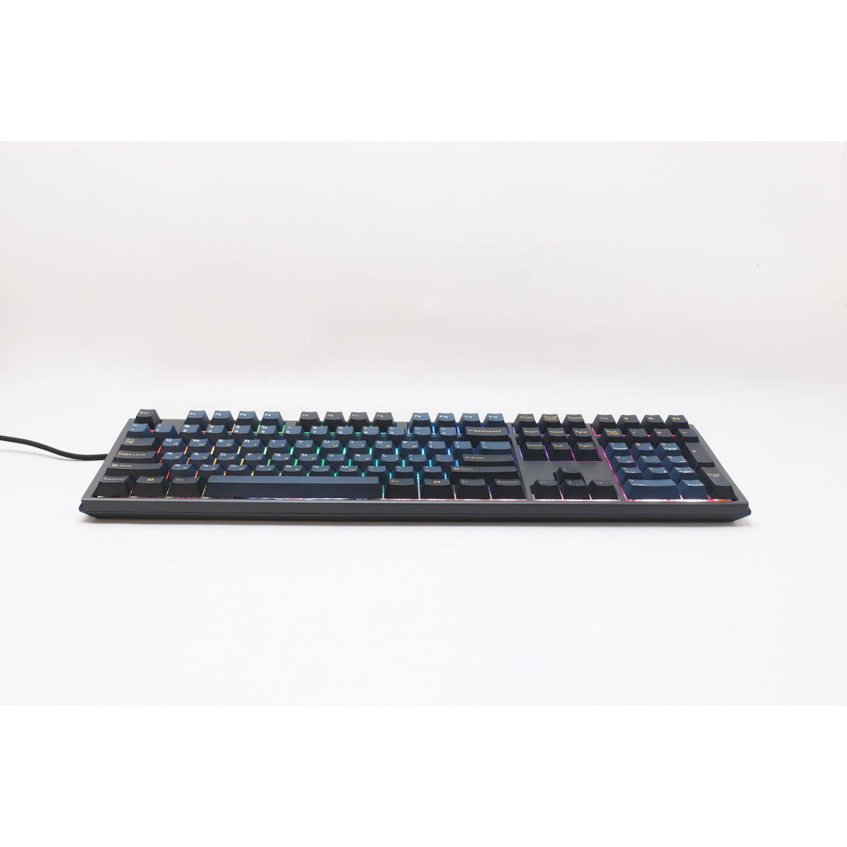 Ducky One 3 Pro, gaming keyboard (black, US layout, Cherry MX2A Speed Silver, RGB LED, double-shot PBT, Quack Mechanics, hot-swap)