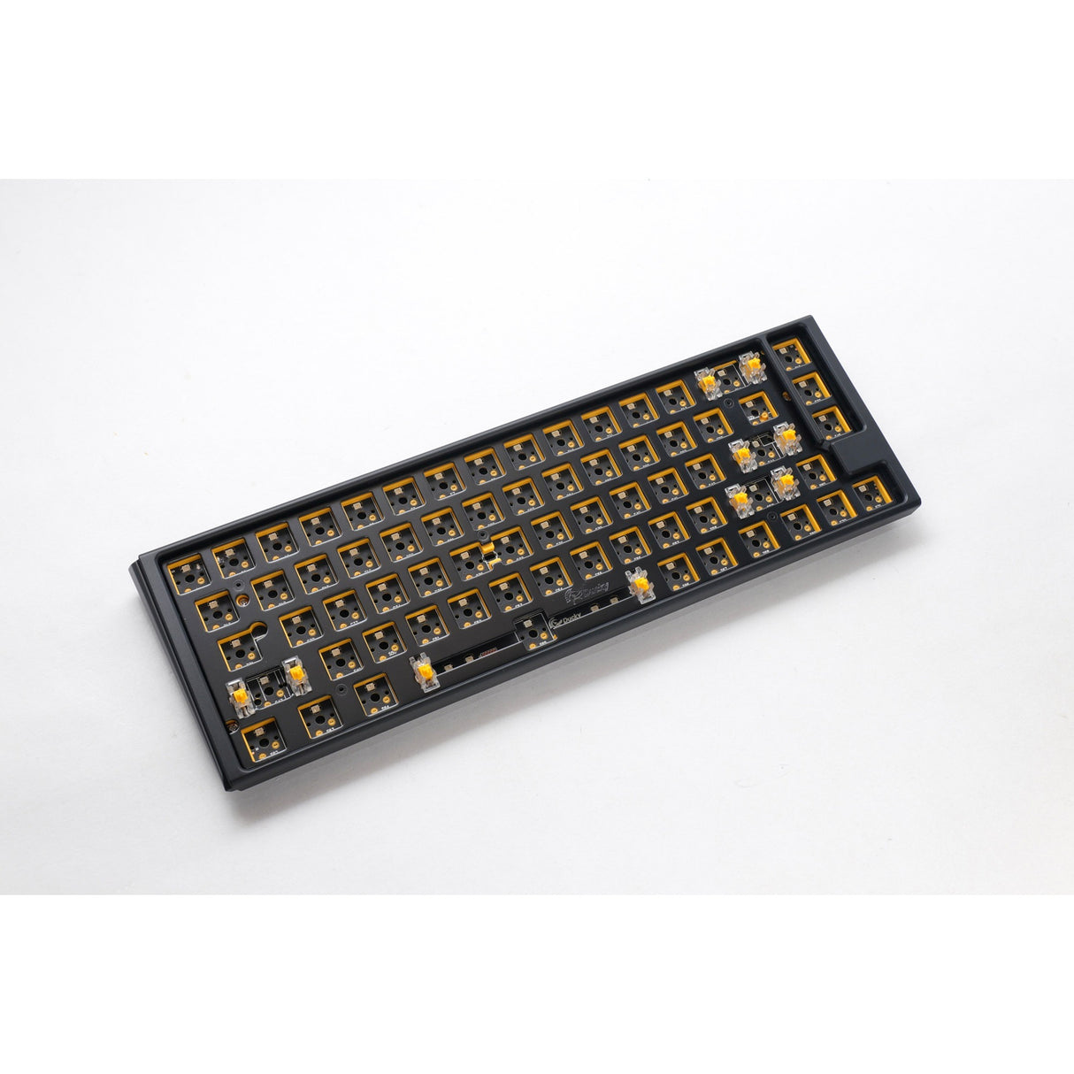 Ducky one 3 sf ansi layout barebone, toetsenbord (zwart zwart, us lay-out, 65%, rgb leds, hot swap, barebone)