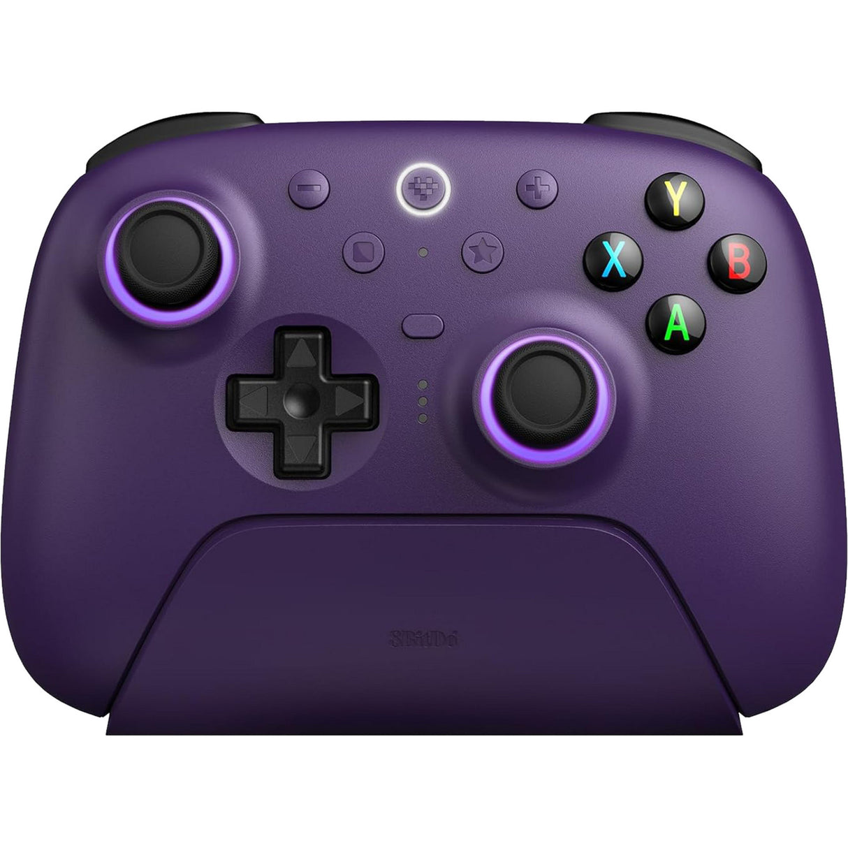8bitdo ultimate 2 wireless controller (dark purple, 2.4 ghz bluetooth, usb, pc)
