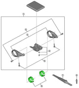 Adaptateur Shimano 25 mm SC-E6010 (2)
