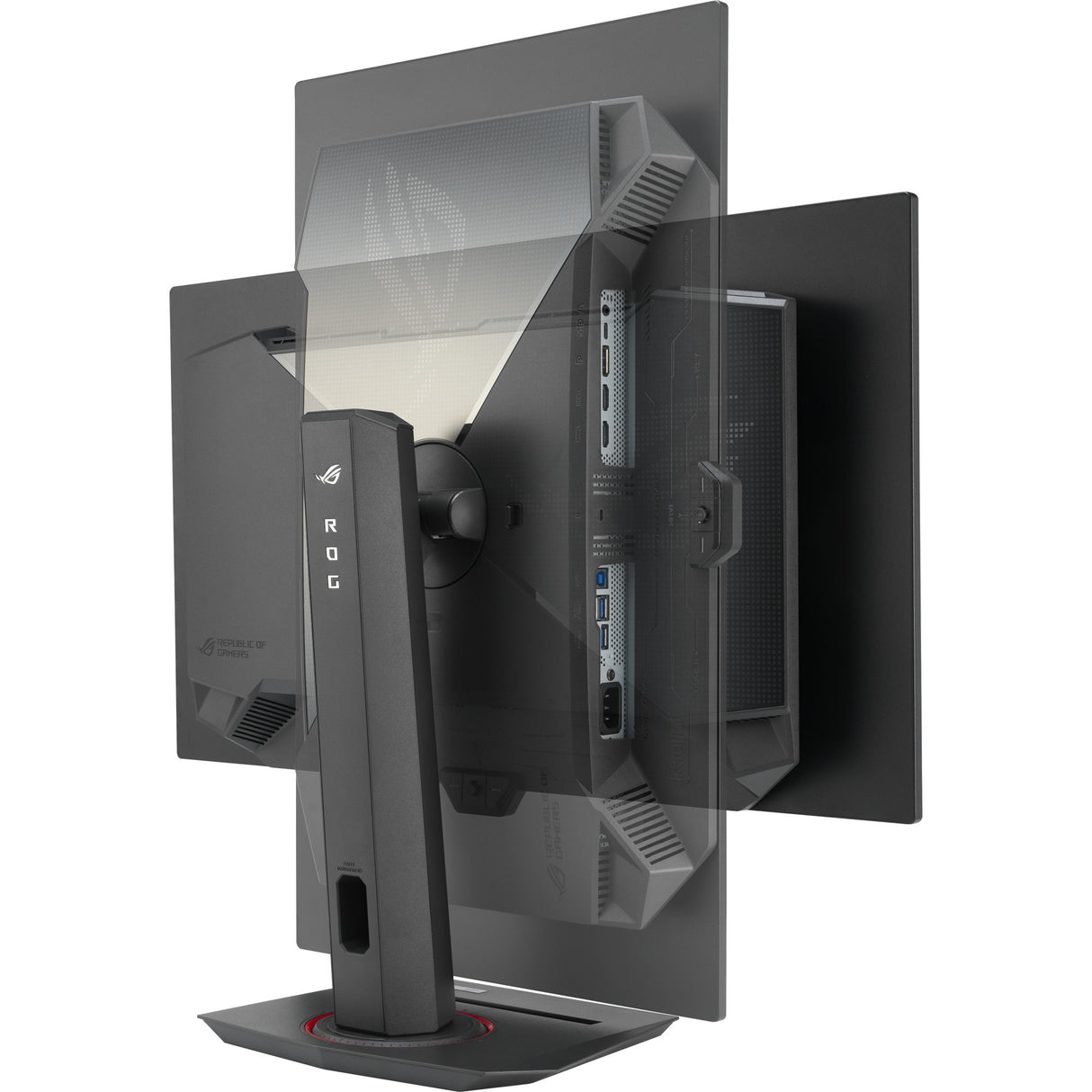 Asus rog strix oled xg27acdng 27 gaming monitor (zwart, 2x hdmi, displayport, 3x usb-a, usb-b, usb-c, 360 hz)
