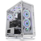 Thermaltake core p6 tempered glass snow midi tower behuizing (wit | 4x usb-a | 1x usb-c | window)