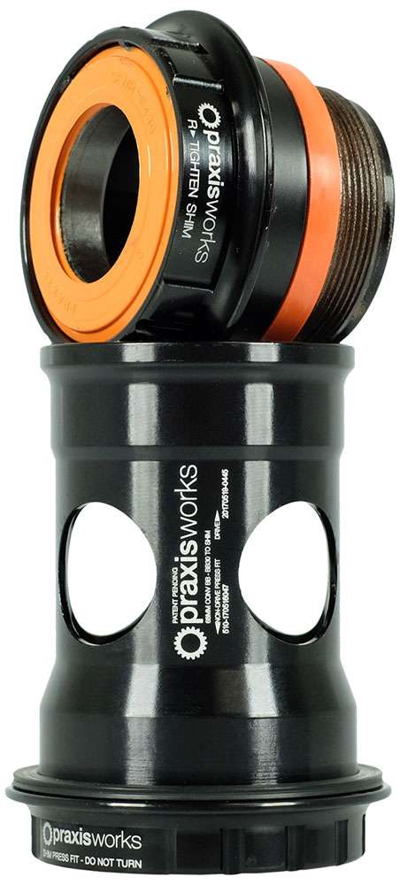 Praxis Bottom bracket adapter M24 BB30 PF30 MTB 73mm
