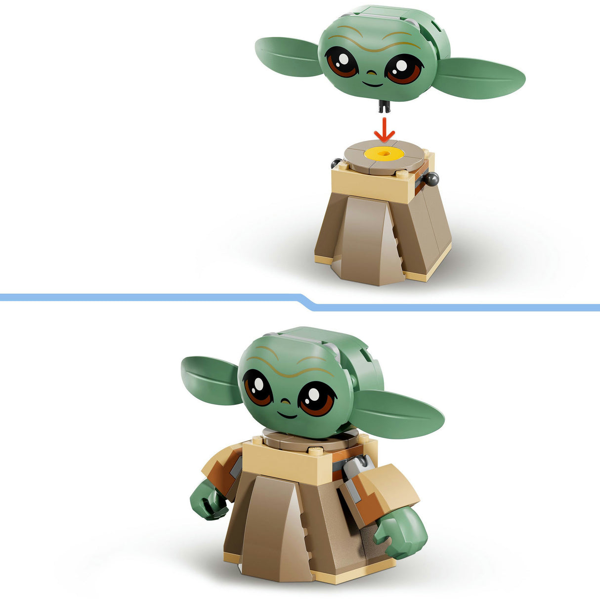 Lego star wars tm 75443 casa de grogu | 2 piezas