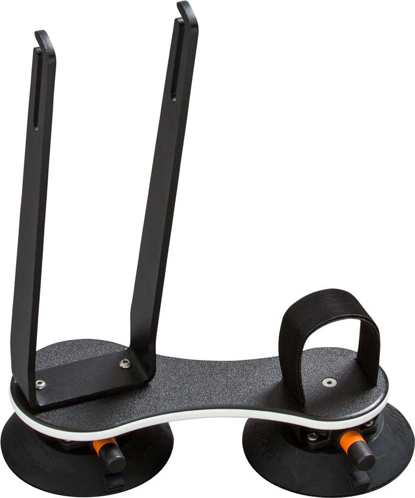 Seasucker flight deck front wheel holder upgrade for roof rack