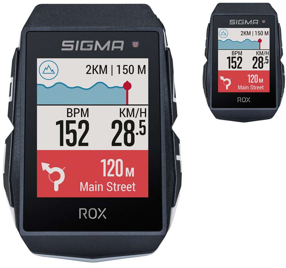 Sigma Rox 11.1 EVO GPS HR Set Set Sw Brourt Butler + Ant + BLE BORST + USB-C