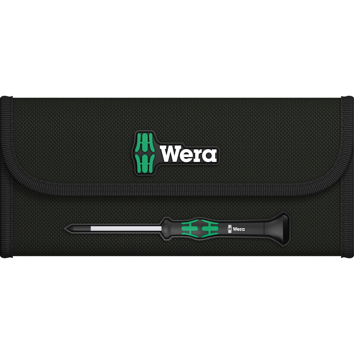 Wera Kraftform 12 SB1 Micro Screwdriver Set (Black-Green, for electronic applications)