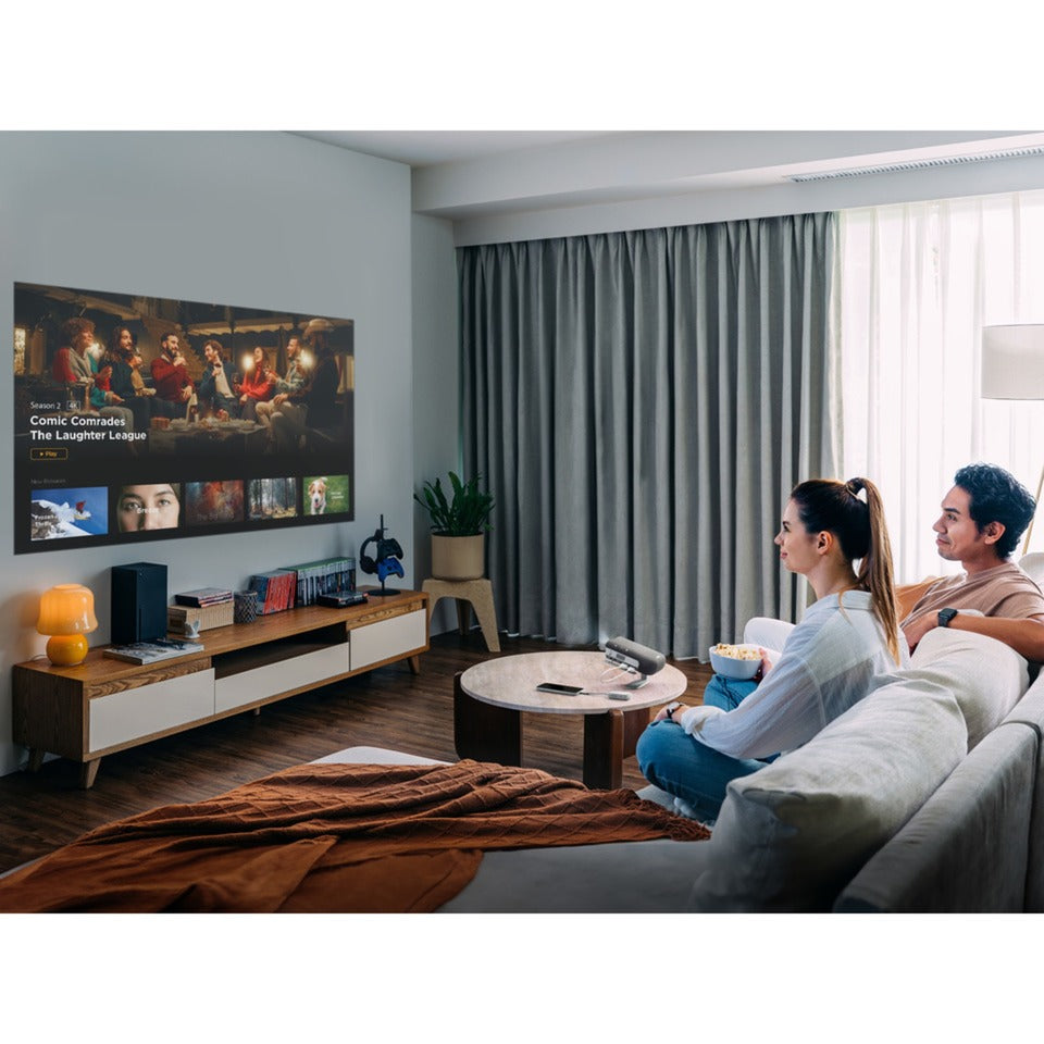 Viewsonic Smart LED Portable Projector with Harman Kardon Speakers (Black, HDMI, Audio, WiFi, Bluetooth)