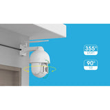 Foscam SD8P, 4K 8MP Dual-pásmový wifi PTZ mimo zabezpečení