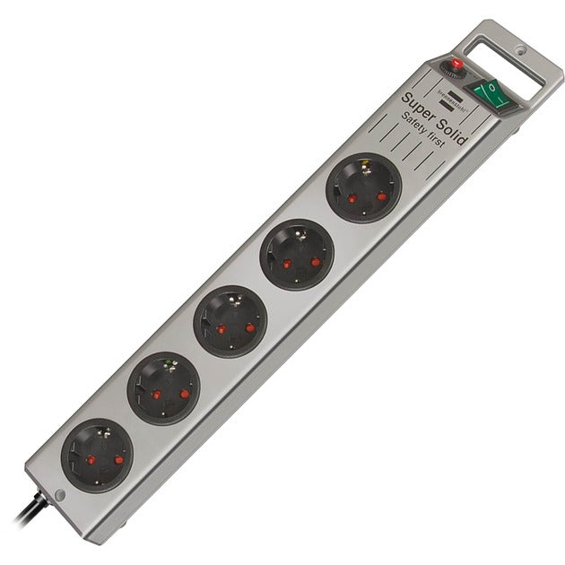 Brennenstuhl Brennenstuhl Super Solid Line Socket 5-čas