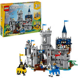 Lego creator 31168 medieval castle with knights on horseback