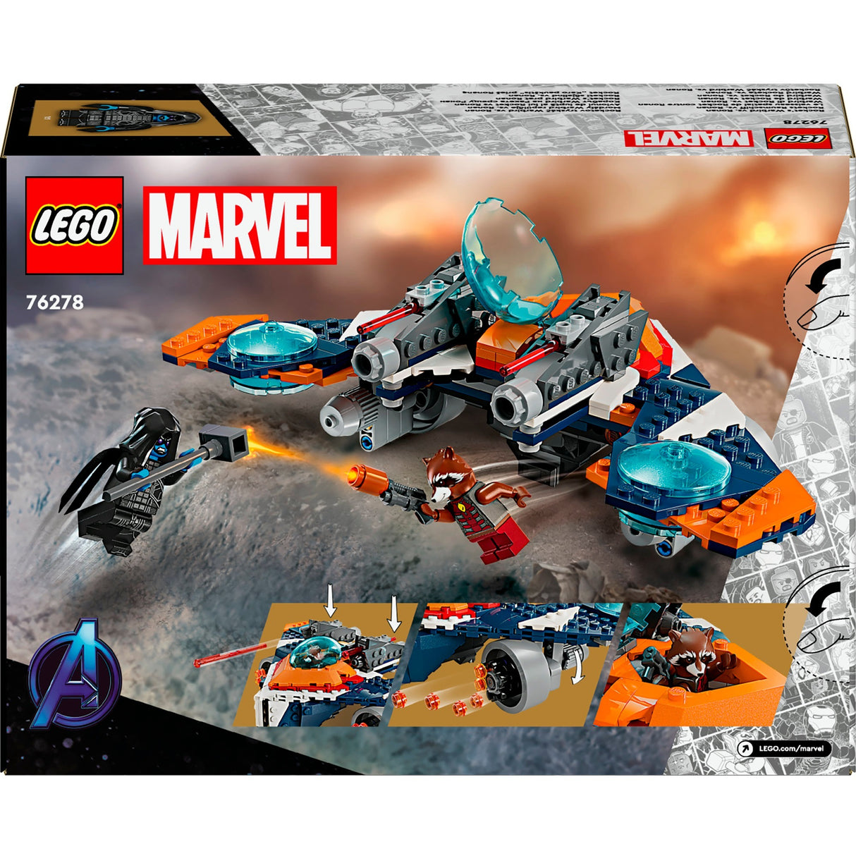 Lego Lego Super Heroes 76278 Rockets Warbird vs. Ronan