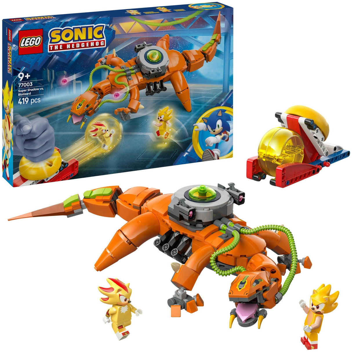 Lego Sonic the Hedgehog 77003 Super Shadow vs. biojašterica